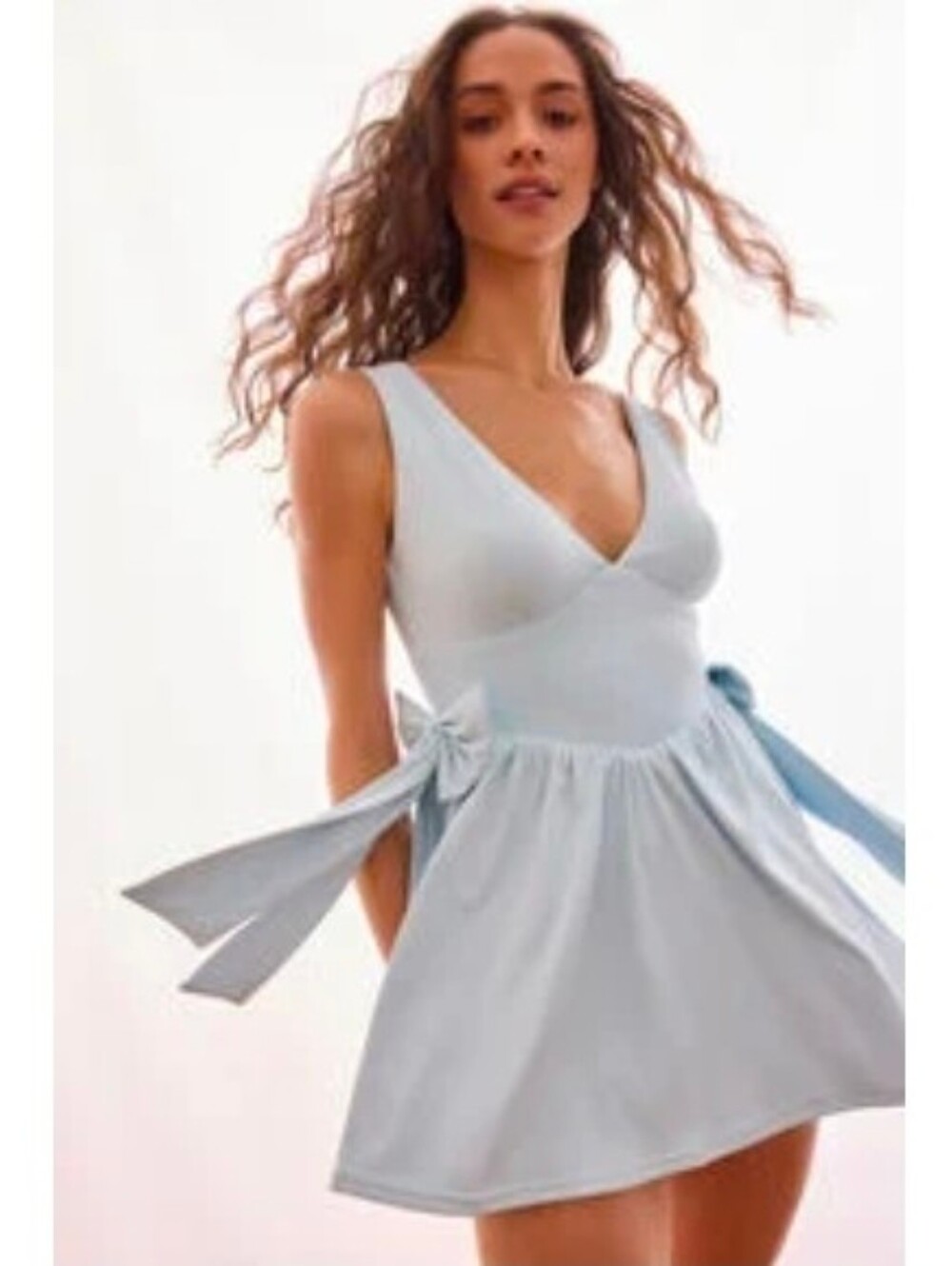 Athletic Dress With Side Bow Detail